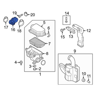Hyundai OE - Engine Air Intake Hose