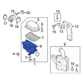 Hyundai OE - Air Filter Housing