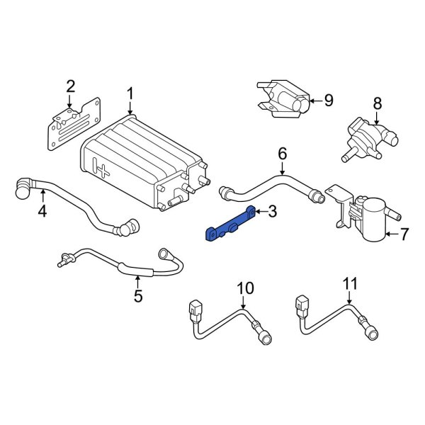 Vapor Canister Bracket