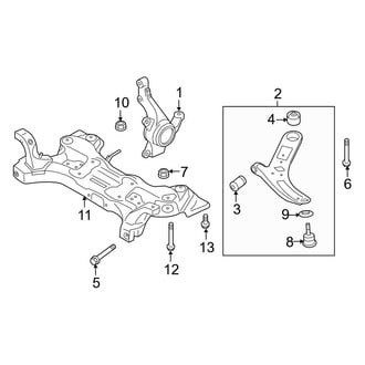Hyundai OE - Front Suspension - Suspension Components