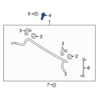 Hyundai OE - Front Suspension Stabilizer Bar Bracket Bolt