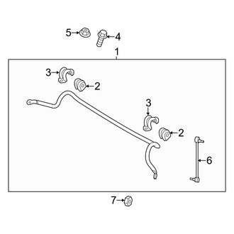 Hyundai OE - Front Suspension - Stabilizer Bar & Components