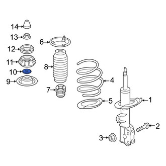 Hyundai OE - Front Suspension Strut Bearing