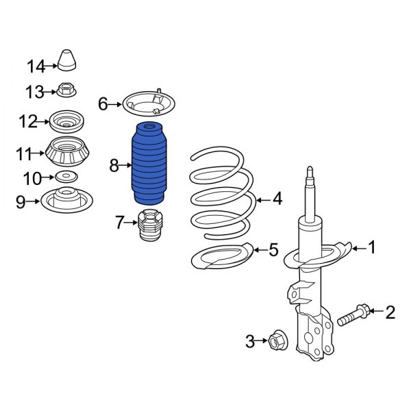 Suspension Strut Bellows