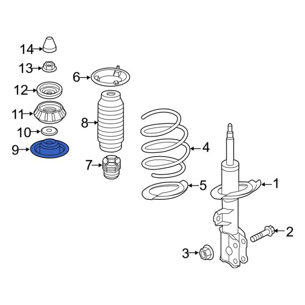 Suspension Strut Mount Reinforcement