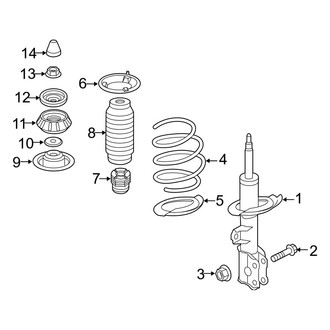 Hyundai OE - Front Suspension - Struts & Components