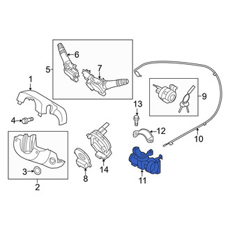 Hyundai OE - Steering Column Lock