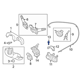 Hyundai OE - Ignition Lock Housing Bolt