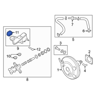 Hyundai OE - Brake Master Cylinder Reservoir Cap