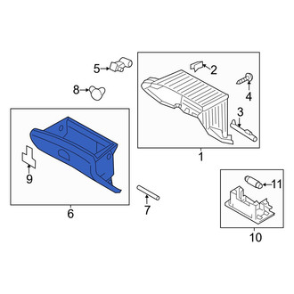 Hyundai OE - Front Glove Box