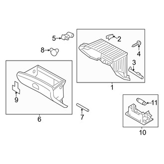 Hyundai OE - Instrument Panel - Glove Box