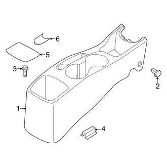Hyundai OE - Center Console (W/O Armrest)