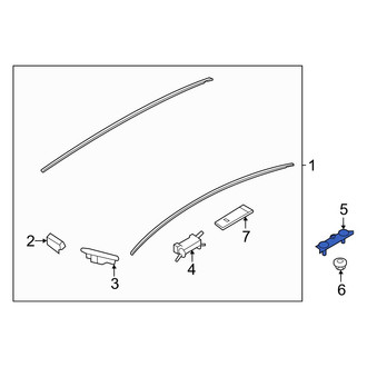 Hyundai OE - Roof Molding Bracket