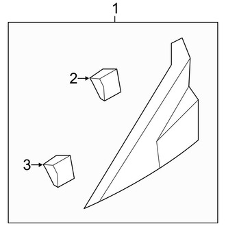 Hyundai OE - Pillars, Rocker & Floor - Exterior Trim (GLS Sedan)