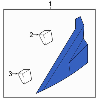 Hyundai OE - Left Outer Body A-Pillar Trim Panel