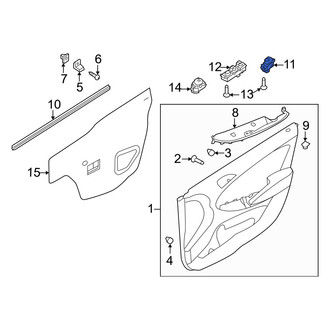 Hyundai OE - Rear Door Window Switch
