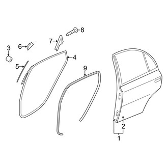 Hyundai OE - Rear Door - Door & Components (GS / Sport)