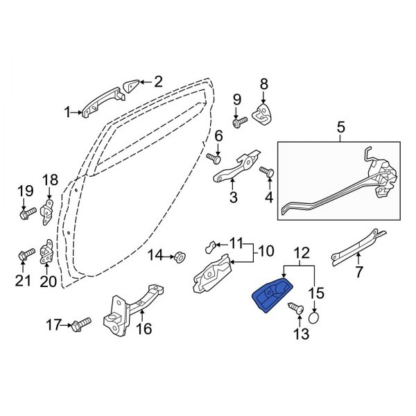 Interior Door Handle Trim