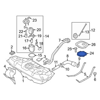 Hyundai OE - Fuel Tank Lock Ring