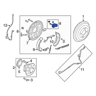 Hyundai OE - Rear Drum Brake Wheel Cylinder