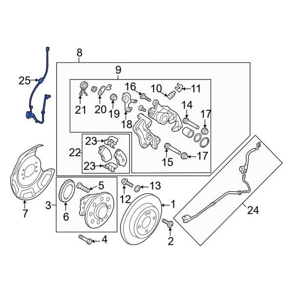 ABS Wheel Speed Sensor