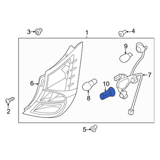 Hyundai OE - Rear Tail Light Bulb