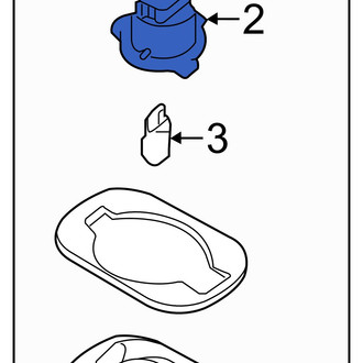 Hyundai OE - License Plate Light Assembly Bracket