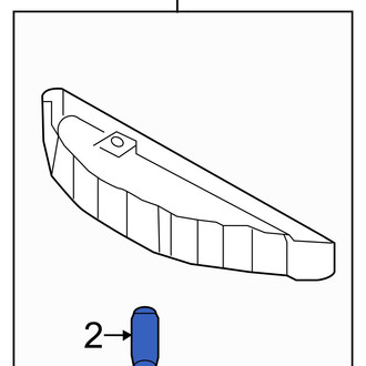 Hyundai OE - Rear Center High Mount Stop Light Bulb