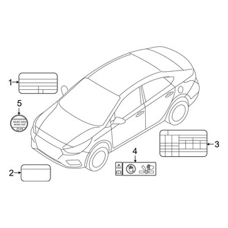 Hyundai OE - Information Labels - Labels