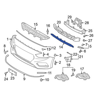 Hyundai OE - Front Lower Grille