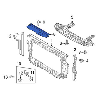 Hyundai OE - Front Center Radiator Support Baffle