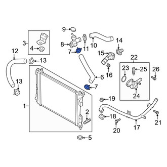 Hyundai OE - Radiator Hose Clamp