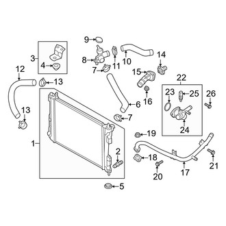 Hyundai OE - Cooling - Radiator & Components