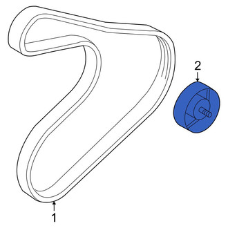 Hyundai OE - Accessory Drive Belt Idler Pulley