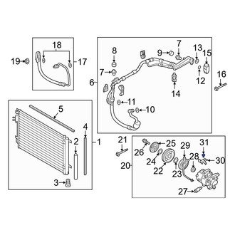 Hyundai OE - A/C Compressor Bolt