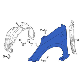 Hyundai OE - Front Right Fender