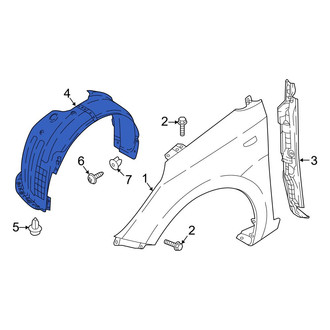 Hyundai OE - Front Left Fender Splash Shield