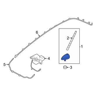 Hyundai OE - Radio Antenna Assembly