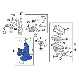Hyundai OE - Engine Air Intake Resonator