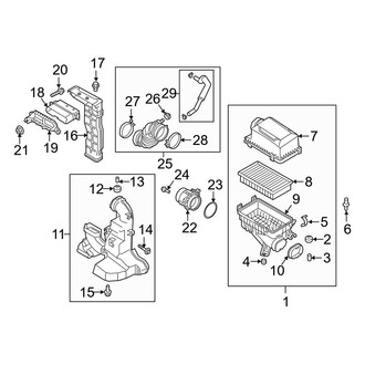 Hyundai OE - Engine / Transaxle - Air Intake