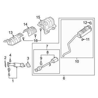 Hyundai OE - Exhaust System - Exhaust Components