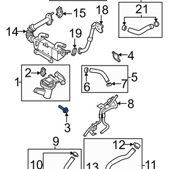 Hyundai OE - Engine Coolant Thermostat Housing Bolt