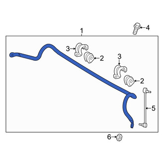 Hyundai OE - Front Suspension Stabilizer Bar