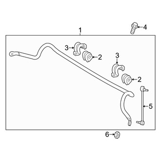 Hyundai OE - Front Suspension - Stabilizer Bar & Components