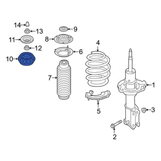Hyundai OE - Front Suspension Strut Mount