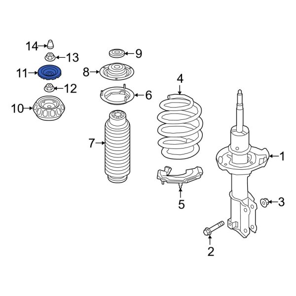 Suspension Strut Mount Insulator