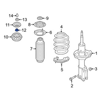 Hyundai OE - Upper Suspension Strut Nut