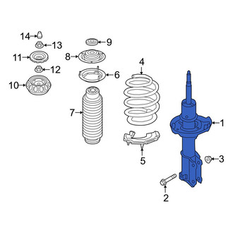 Hyundai OE - Front Left Suspension Strut