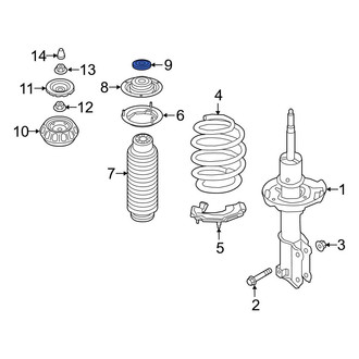 Hyundai OE - Front Suspension Strut Bearing