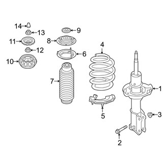 Hyundai OE - Front Suspension - Struts & Components